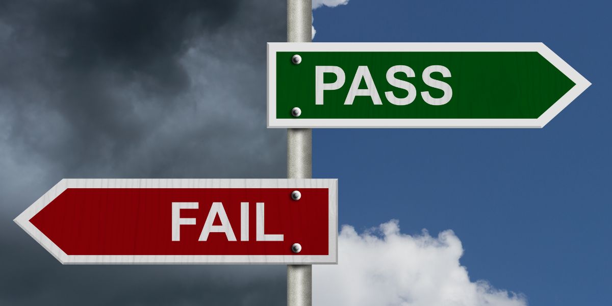 合否を分けるイメージ